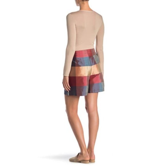 NWT Lafayette 148 Ryerson Silk Shorts Plus 18 - Picture 4 of 5